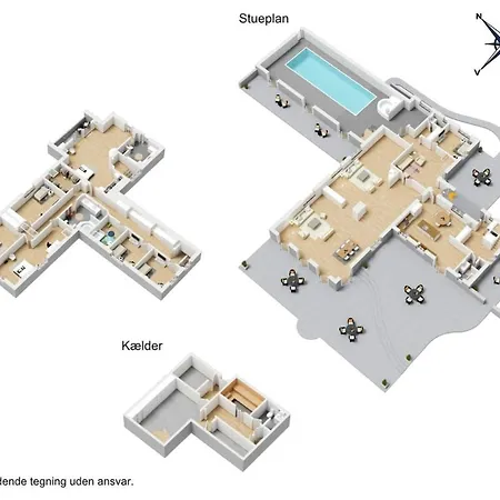 Villa Familieferie Naer Legoland Med Indoor Pool Og Taet Pa